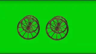 Bullock Cart wheel Green screen | Free Green Screen Video | GreenScreenWiki
