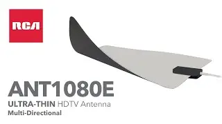 RCA ANT1080E Ultra-Thin, Multi-Directional HDTV Antenna