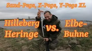 Hilleberg-Heringe vs. Elbe-Camp | X-Pegs in der felsigen Praxis