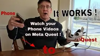 Watch Your Mobile Phone Screen in Meta Quest 3!