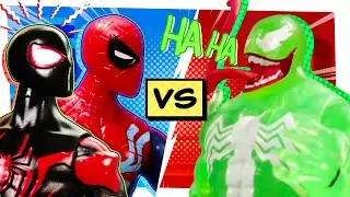 Making A Websplash | Miles Morales & Spider-Man Vs Green Symbiote | Hasbro’s Epic Marvel