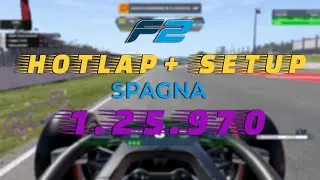 Spain F2 Hotlap + Setup F1 2021 Formula 2 gameplay - 1.25.970