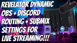 PreSonus Revelator Dynamic - How To Setup Submixes + Loopback With OBS + Discord For Streaming