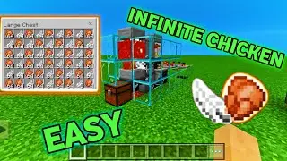 SIMPLE 1.20 AFK CHICKEN FARM TUTORIAL in Minecraft Bedrock (MCPE/Xbox/PS4/Switch/Windows10)