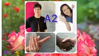 sich die Hand geben, etwas pflücken, etwas aufheben | Wortschatz | A2/B1 | Deutsch lernen