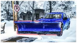 This Snow Plow For My Truck Is A Game Changer | Snow Plowing Simulator