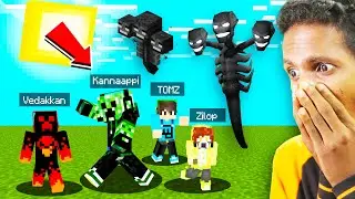 Monster Wither Attacked us in minecraft !! Malayalam Techies