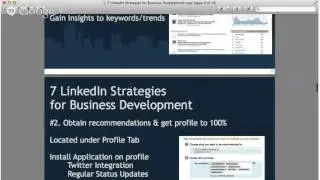 LinkedIn Training - Strategies for Business Development