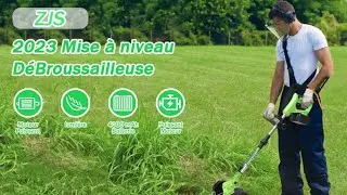Meilleure DéBroussailleuse à Batterie en 2024 : ZJS