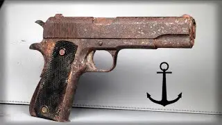 Restoring Navy 1911 Colt Sistema M1927, (with test fire). 