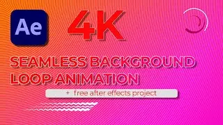 4K | Seamless | Radar Waves | Background | Loop Animation
