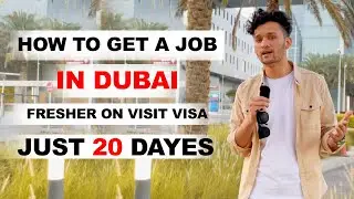 How To Get a Job In DUBAI || How i got my Job in 20 Days
