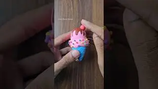 DIY Clay icecream🍦🥰 : tutorial #shorts
