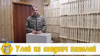 Дешевый и крепкий улей из сэндвич панелей