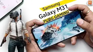 Samsung Galaxy M31: PUBG Gaming Test | Battery drain test | Heating test | AnTuTu score