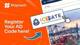 How to register an AD Code on the ICEGATE Portal?