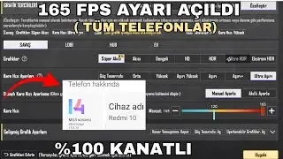 165 FPS | PROVEN 100% GUARANTEED COMPATIBLE WITH ALL DEVICES - 120 FPS config pubg mobile