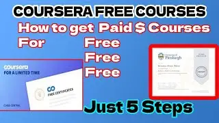 How to get Paid Course for Free on Coursera