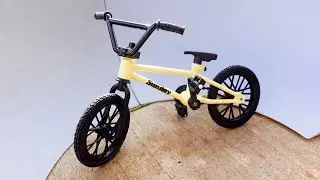 BMX Finger | Unboxing Tech Deck Sunday BMX Bike | Tricks on Tech Deck Ramp | Mini Nike