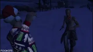 GTA 5 Online - Defeating The Los Santos Slasher With Only Snowballs!