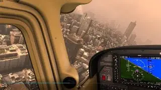 【MSFS2020 超リアル】超リアルな東京を雨低空飛行