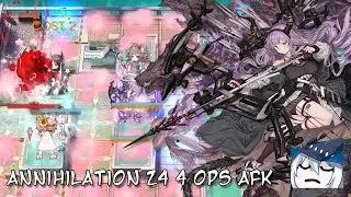 [Arknights] Quick Set Up, But Long Map (Annihilation 24 New Hotel Avenue 4 OPs AFK Run)