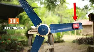 JBL GO 2 in Ceiling Fan Test  | See What's Happening..(Experiment)