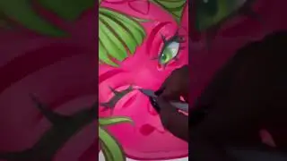 Highlighting on fantasy colors is so fuuuuunnn #monstergirl