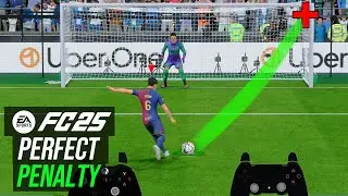 FC 25  - HOW TO SHOOT THE PERFECT PENALTY & SCORE EVERYTIME - HOW TO SCORE A PENALTY HOW TO SHOOT PK
