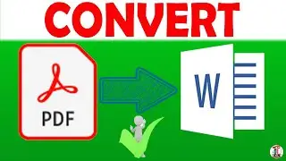 How to Convert PDF to DOC/.DOCX(MS WORD)!! PDF TO DOC