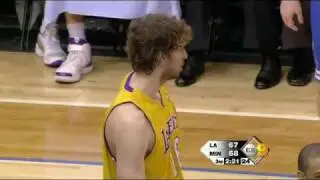 Pau Gasol vs Timberwolves(9-4-2010)