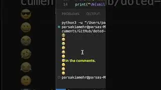 How to create an emoji in python | #python