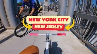 [ FIXED GEAR NYC ] The Fastest Route to New Jersey - Cycling Hands Free - 1st Person NYC