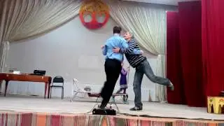 Танго втроём, театр Образ, Тверь, репетиция