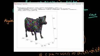 Using the Random Walk Metropolis algorithm to sample from a cow surface distribution