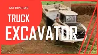 Rc excavator - Construction Site - Movimento terra radiocomandato idraulico - escavatore idraulico