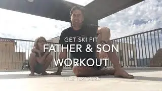 Get Ski Fit | Father & Son workout | No equipment needed