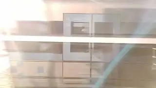Evening View from Dubai Metro Train