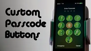 Custom Passcode Images & Colors for iPhone, iPod Touch
