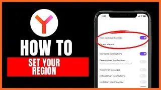 How to set your region on Yandex Browser