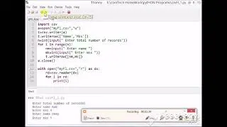 Python CSV File Write and Read