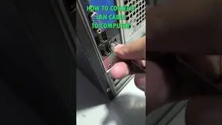 How to Connect LAN Cable to Computer 