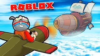 Flying MILITARY Fortress Wars! (Roblox)
