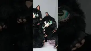 Похи котики. Свободны для приобретения. Игрушки ручной работы в смешанной технике.