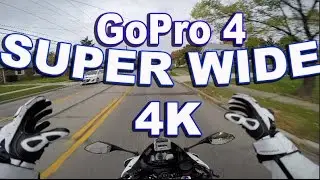 GoPro Hero 4 Black 4K SUPER WIDE Video Test - Sony Microphone Sound Test