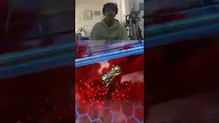 Insane double tap no look 😳