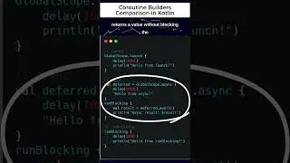 36. Coroutine Builders Face-Off: Kotlin Showdown in 60 Seconds! 🥊 | BackToCoding Shorts