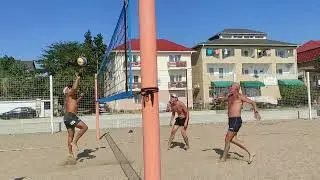 Крым, Санаторий "Прибой", пляжный волейбол