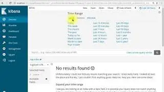 Kibana - How to Set a Date/Time Range (example #2)