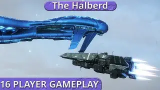 NEW Halberd Destroyer Gameplay! + NEW Map | Halo Reach Slipspace Mod